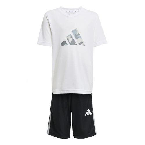 adidas Train Essentials Camo Print Set Kinder Trainingsanzug Kinder