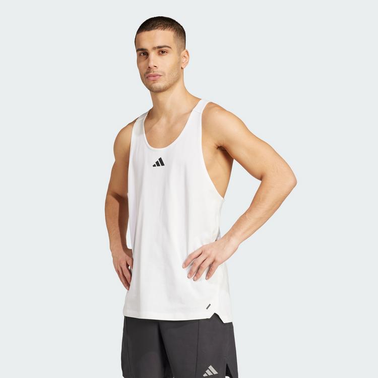 adidas adidas PrimeLift Stringer Tanktop Funktionstank Herren - White - 0 | SportScheck