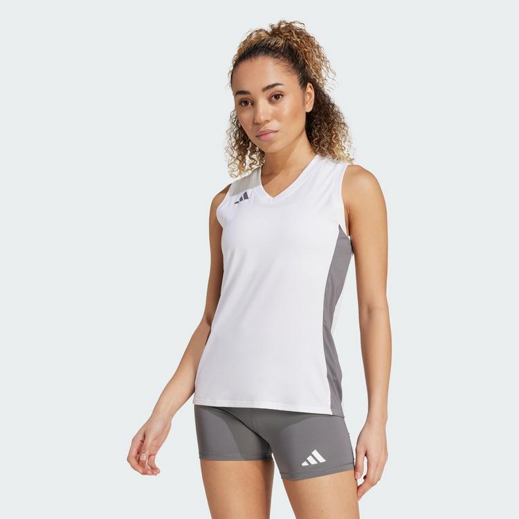 adidas adidas Quickset &auml;rmelloses Volleyballtrikot Funktionstank Damen - White - 0 | SportScheck