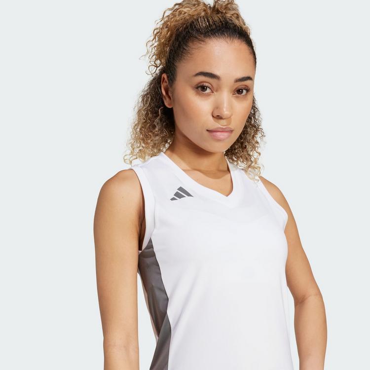 adidas adidas Quickset &auml;rmelloses Volleyballtrikot Funktionstank Damen - White - 0 | SportScheck