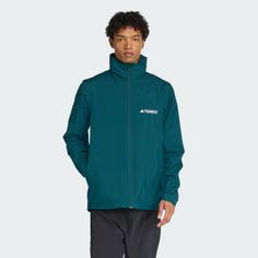 Rückansicht von adidas Multi Essentials 2L Regenjacke Outdoorjacke Herren Aurora Ivy