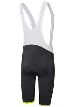 Rückansicht von RH+ Prime Evo Bibshort Bibtights Herren black-acid lime