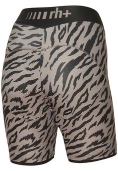 Rückansicht von RH+ 15cm W Short Fahrradtights Damen java mud-black