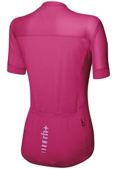 Rückansicht von RH+ Logo W Jersey Fahrradtrikot Damen cyclamen