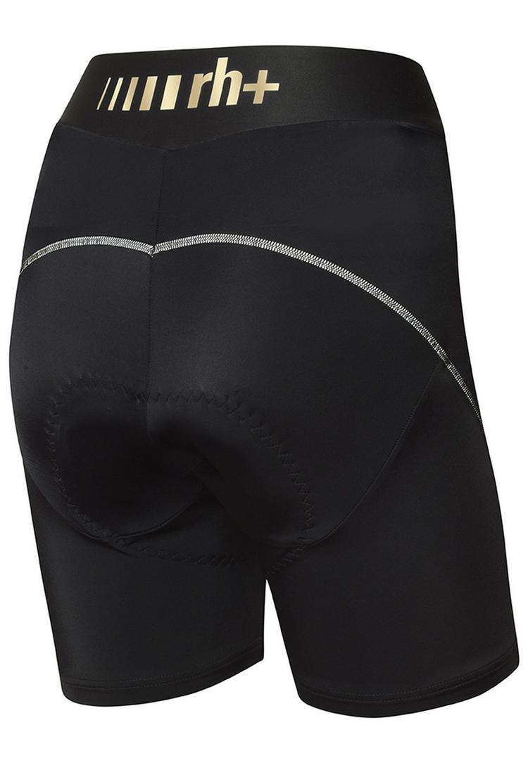 RH+ RH+ 15cm W Short Fahrradtights Damen - black-gold - 0 | SportScheck