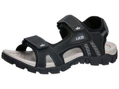 LICO Outdoorsandale Outdoorsandalen Herren schwarz/grau