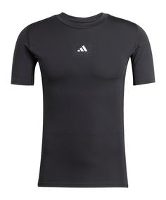 adidas Techfit Underwear Shirt Weiß Funktionsshirt Herren schwarz