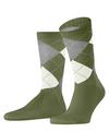 Burlington Rib Court SO Socken Herren - salvia (7472)