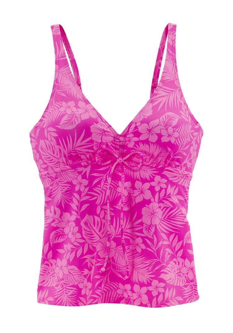 VENICE BEACH VENICE BEACH B&uuml;gel-Tankini-Top Bikini Oberteil Damen - pink bedruckt - 0 | SportScheck