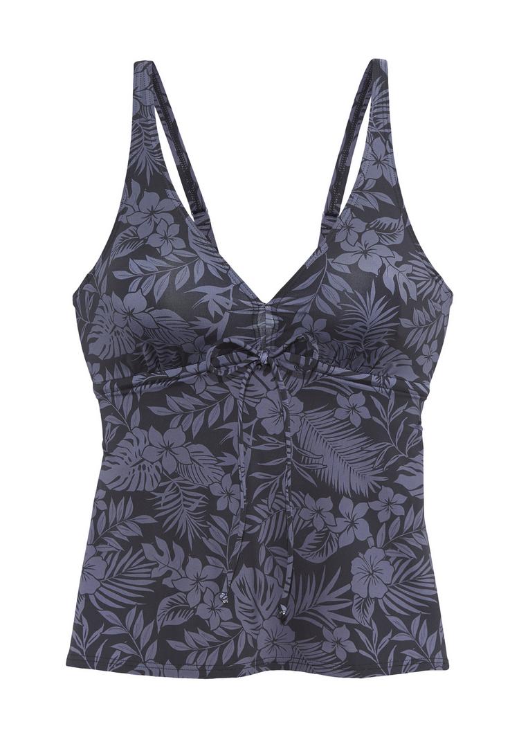 VENICE BEACH VENICE BEACH B&uuml;gel-Tankini-Top Bikini Oberteil Damen - schwarz bedruckt - 0 | SportScheck