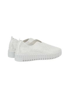 Rückansicht von Ilse Jacobsen TULIP3577 Slipper Damen White White