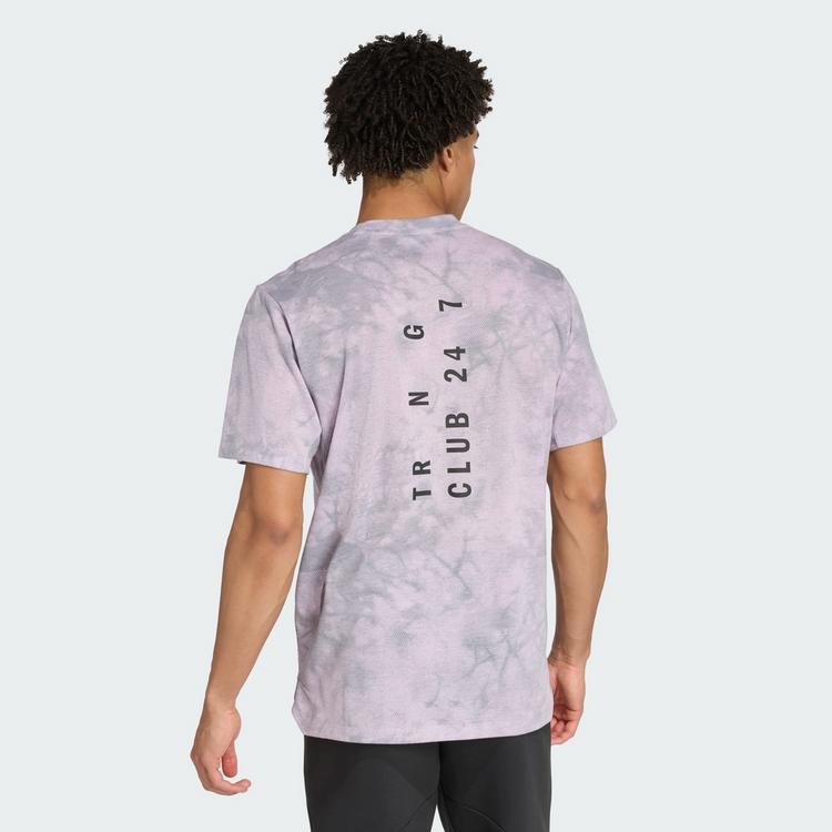 adidas adidas PrimeLift Graphic T-Shirt T-Shirt Herren - Ice Lavender / Powder Plum / Grey - 1 | SportScheck