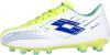 Lotto Solista Fu&szlig;ballschuhe Kinder - BPB All White/Surf The Web/Sunny Lime