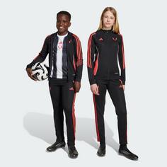 Rückansicht von adidas Messi Kids Trainingshose Trainingshose Kinder Black