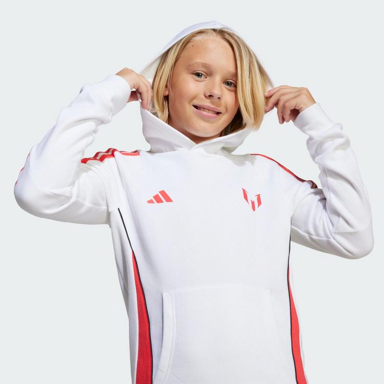adidas adidas Messi Kids Hoodie Hoodie Kinder - White - 0 | SportScheck