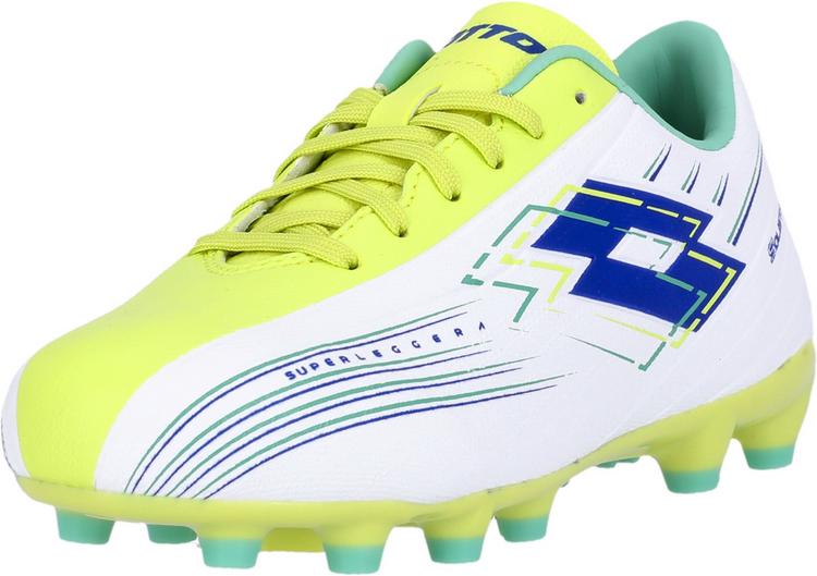 Lotto Lotto Solista Fu&szlig;ballschuhe Kinder - BPB All White/Surf The Web/Sunny Lime - 0 | SportScheck