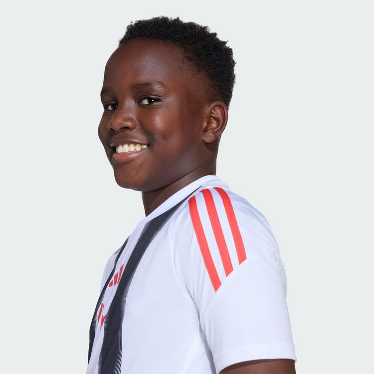 adidas adidas Messi Kids Trainingstrikot Trikot Kinder - White / Semi Lucid Red - 1 | SportScheck