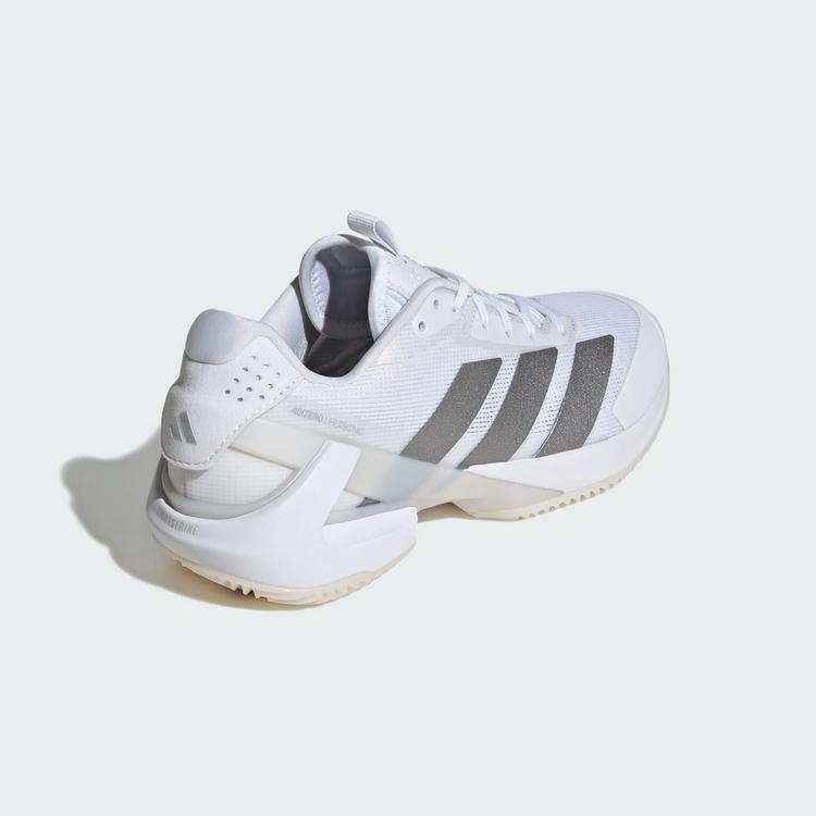adidas adidas Adizero Ubersonic 5 Clay Tennisschuh Tennisschuhe Damen - Cloud White / Silver Metallic / Cloud White - 4 | SportScheck