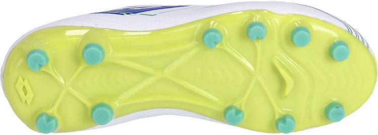Lotto Lotto Solista Fu&szlig;ballschuhe Kinder - BPB All White/Surf The Web/Sunny Lime - 4 | SportScheck
