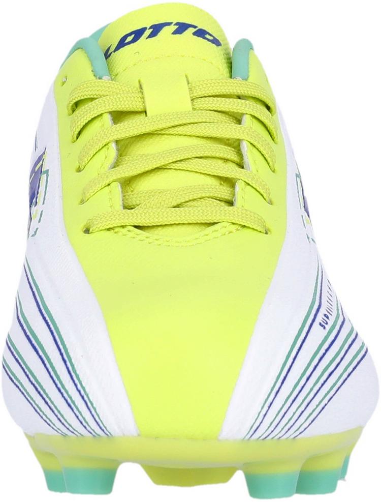 Lotto Lotto Solista Fu&szlig;ballschuhe Kinder - BPB All White/Surf The Web/Sunny Lime - 5 | SportScheck