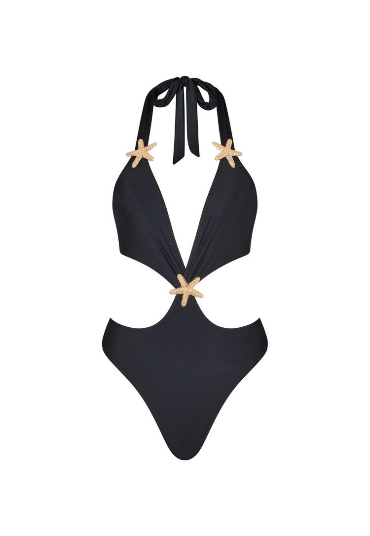 Moda Minx Moda Minx Starfish Plunge Badeanzug Damen - Black - 0 | SportScheck