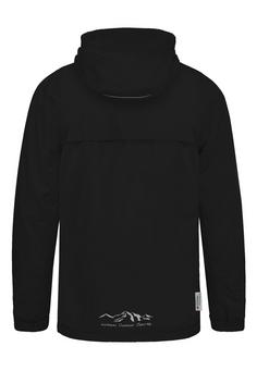 Rückansicht von normani Outdoor Sports Seattle Outdoorjacke Schwarz