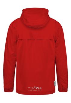 Rückansicht von normani Outdoor Sports Seattle Outdoorjacke Rot