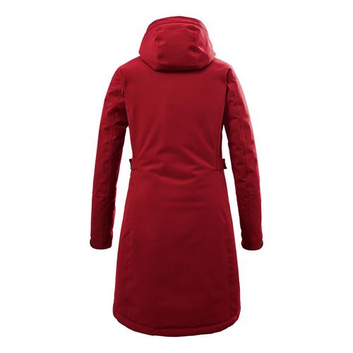 Rückansicht von KILLTEC KOW 165 Funktionsmantel Damen Fire Red