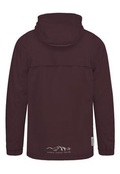 Rückansicht von normani Outdoor Sports Seattle Outdoorjacke Bordeaux