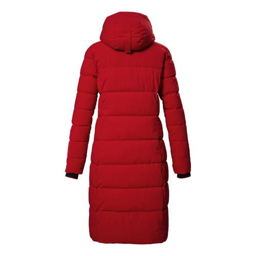 Rückansicht von KILLTEC KOW 56 WMN QLTD CT Funktionsmantel Damen Dunkelrot