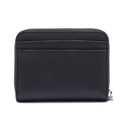 Rückansicht von Lacoste Geldbörse Geldbeutel Damen Schwarz