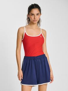 Rückansicht von hummel Funktionstop Damen MARS RED