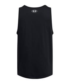 Rückansicht von Under Armour Sportstyle Logo Tanktop Funktionstop Herren schwarz