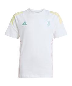 adidas Juventus Turin T-Shirt Kids Weiß Fanshirt Kinder weiss