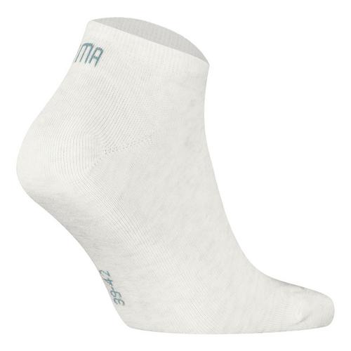 Rückansicht von PUMA Socken Freizeitsocken Weiß (Oatmeal)