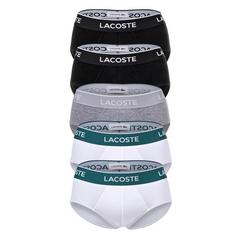 Lacoste Slip Slip Herren Schwarz/Grau/Weiß