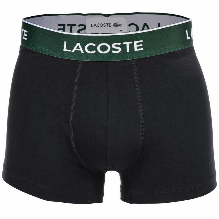 Lacoste Lacoste Boxershort Unterhose Herren - Schwarz/Blau/Gr&uuml;n - 8 | SportScheck