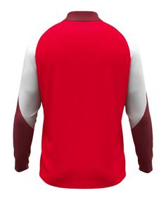 Rückansicht von JAKO Dynamic Zip Sweatshirt Kids Funktionssweatshirt Kinder rotweiss