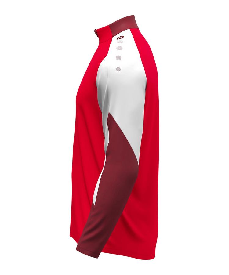 JAKO JAKO Dynamic Ziptop Sweatshirt Kids Funktionssweatshirt Kinder - rotweiss - 0 | SportScheck