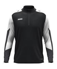 JAKO Dynamic Ziptop Sweatshirt Kids Funktionssweatshirt Kinder - schwarzweiss