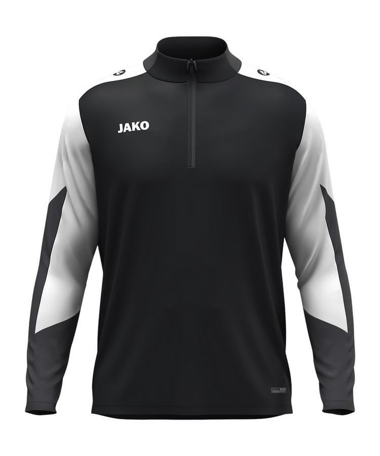 JAKO JAKO Dynamic Ziptop Sweatshirt Kids Funktionssweatshirt Kinder - schwarzweiss - 0 | SportScheck