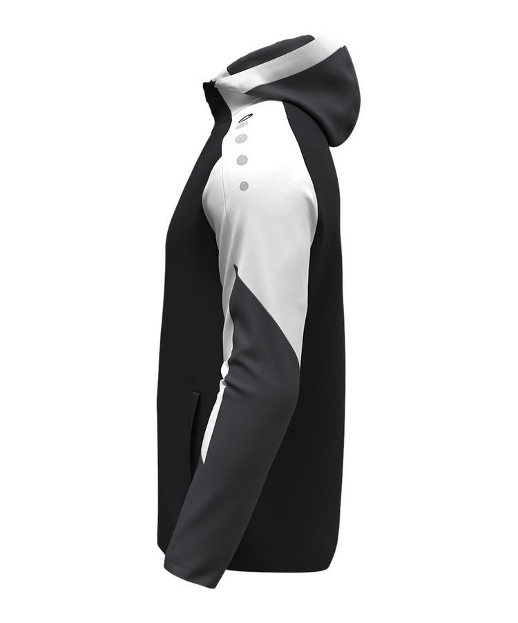 JAKO JAKO Dynamic Kapuzenjacke Kids Trainingsjacke Kinder - schwarzweissgrau - 0 | SportScheck