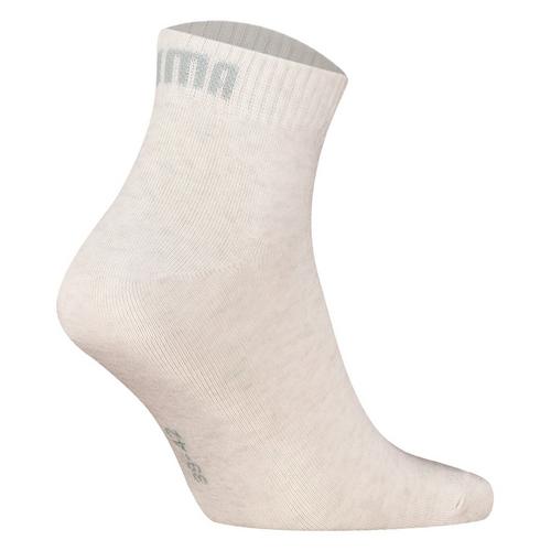 Rückansicht von PUMA Socken Freizeitsocken Weiß (Oatmeal)