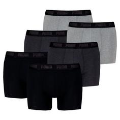 PUMA Boxershort Hipster Herren Schwarz/Grau