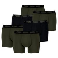 PUMA Boxershort Unterhose Herren - Schwarz/Gr&uuml;n