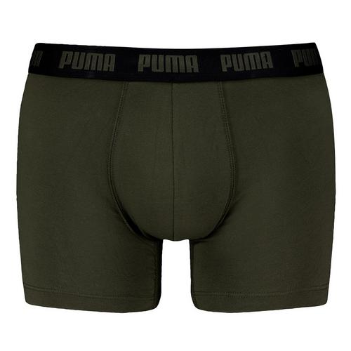 Rückansicht von PUMA Boxershort Hipster Herren Schwarz/Grün