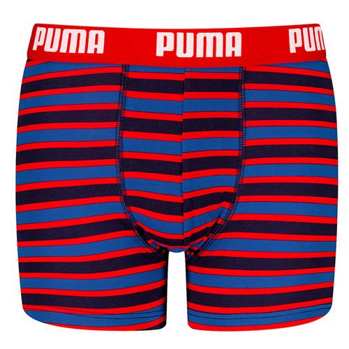 Rückansicht von PUMA Boxershort Hipster Kinder Blau/Grün/Rot
