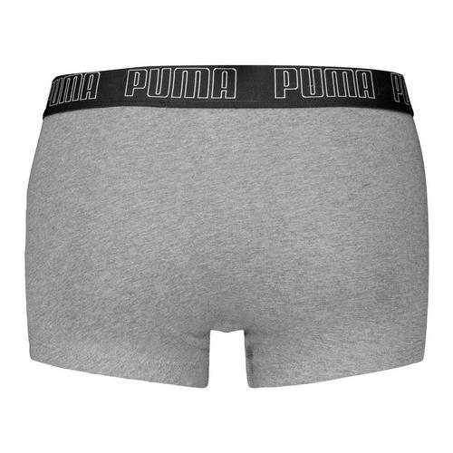 Rückansicht von PUMA Boxershort Hipster Herren Schwarz/Grau