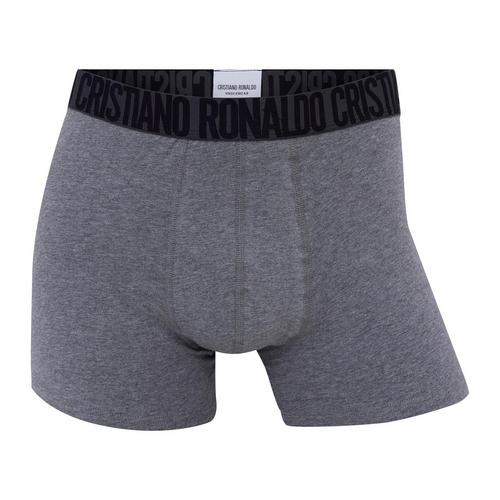 Rückansicht von CR7 Cristiano Ronaldo Boxershort Hipster Herren Schwarz/Blau/Grau