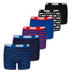 PUMA Boxershort Hipster Kinder Schwarz/Blau/Rot